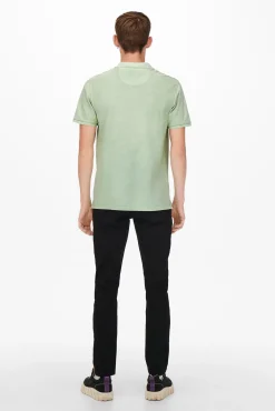 Only & Sons Polo Pique Basico Verde Best