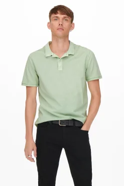 Only & Sons Polo Pique Basico Verde Best