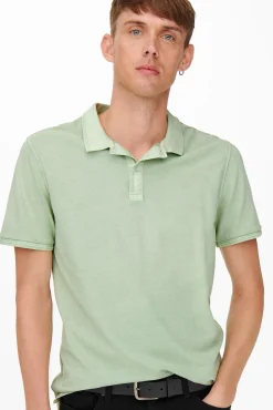 Only & Sons Polo Pique Basico Verde Best