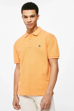 * Polo Pique Basico Naranja