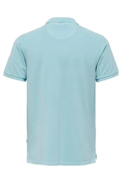 Only & Sons Polo Pique Basico Azul Medio