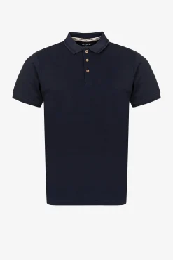 Tiffosi Polo Pique Cuello Con Detalle Navy Hot