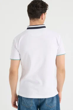 Inside Polo Pique Cuello Mao Blanco Sale
