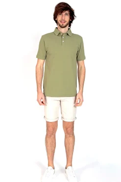 Brave Soul Polo Pique De Manga Corta. Verde Sale