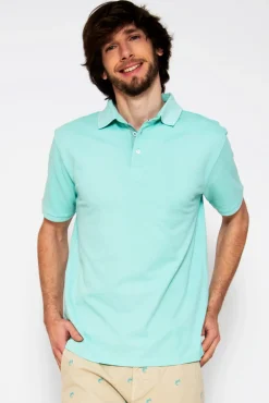 Brave Soul Polo Pique De Manga Corta. Azul Outlet