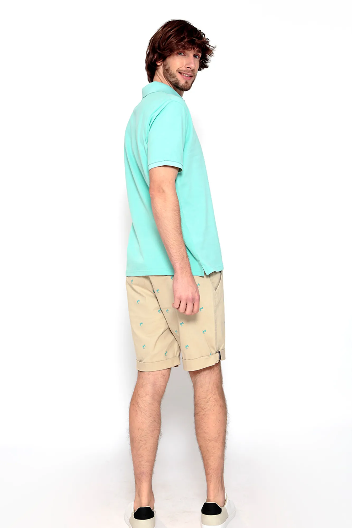 Brave Soul Polo Pique De Manga Corta. Azul Outlet