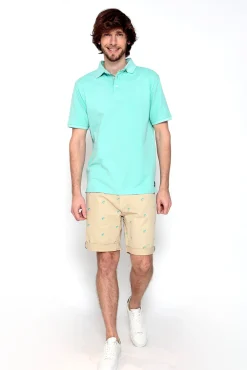 Brave Soul Polo Pique De Manga Corta. Azul Outlet