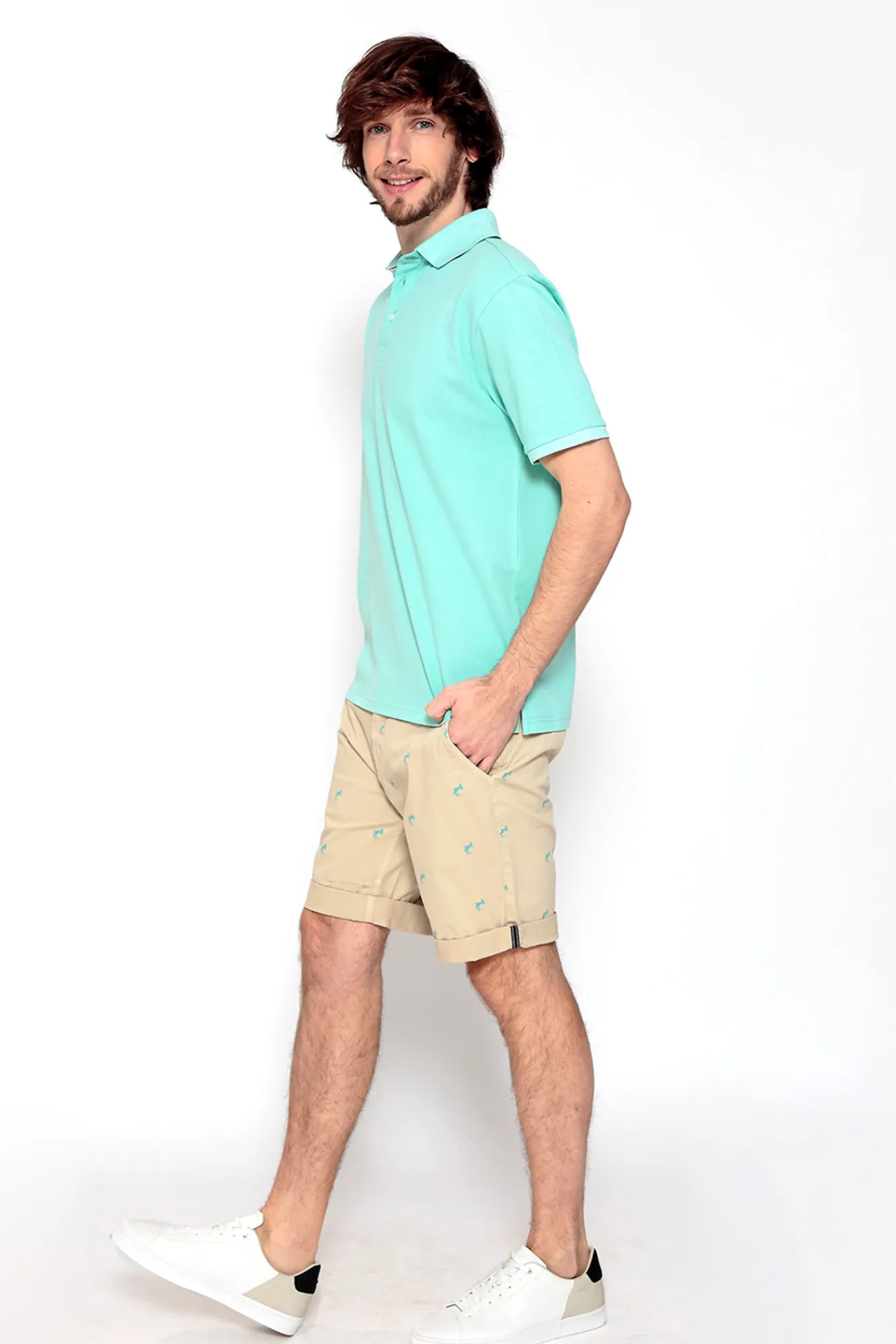 Brave Soul Polo Pique De Manga Corta. Azul Outlet