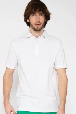 Brave Soul Polo Pique De Manga Corta. Blanco Sale