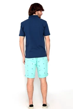 Brave Soul Polo Pique De Manga Corta. Navy Best