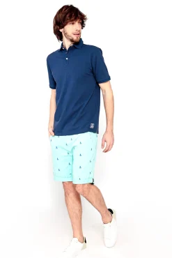 Brave Soul Polo Pique De Manga Corta. Navy Best
