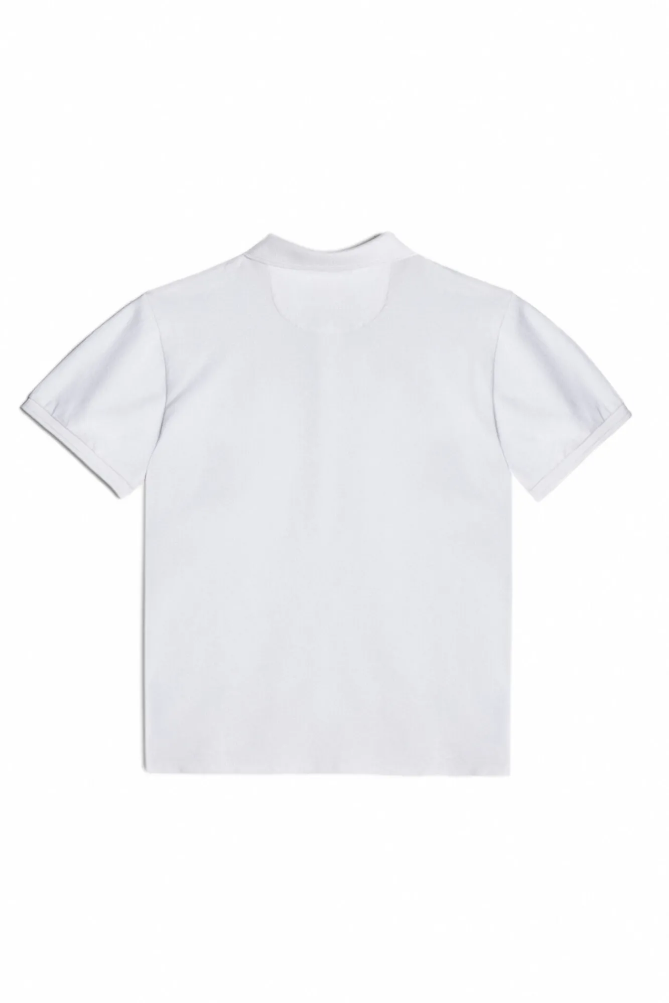 Ooto Polo Pique Lavado Bordado Avion Blanco New