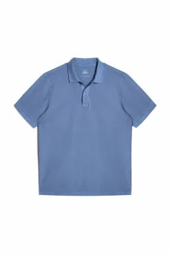 Ooto Polo Pique Lavado Bordado Avion Azul Discount