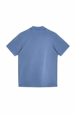 Ooto Polo Pique Lavado Bordado Avion Azul Discount