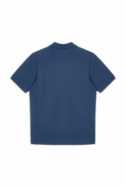 Ooto Polo Pique Lavado Bordado Avion Azul Sale