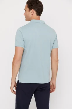 Cortefiel Polo Pique Logo Azul Sale