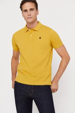 Cortefiel Polo Pique Logo Dorado Clearance