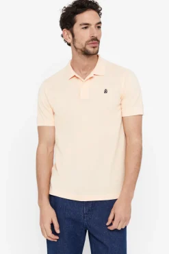 Cortefiel Polo Pique Logo Naranja New