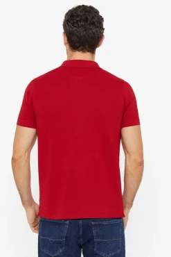 Cortefiel Polo Pique Logo Rojo Best