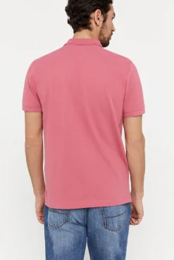 Cortefiel Polo Pique Logo Rosa Sale