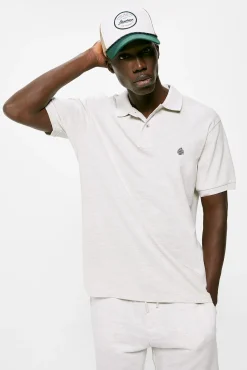 * Polo Pique Overdye Gris Claro Hot