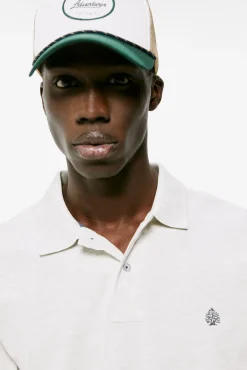 * Polo Pique Overdye Gris Claro Hot