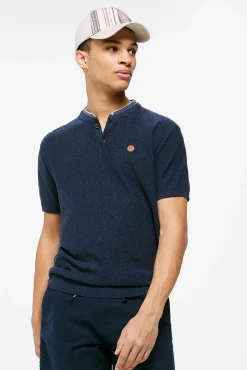 * Polo Punto Cuello Mao Navy Clearance