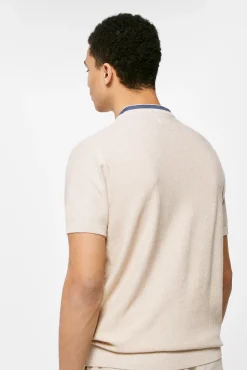 * Polo Punto Cuello Mao Marron Hot