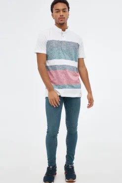 Inside Polo Rayas Cuello Mao Multicolor Discount