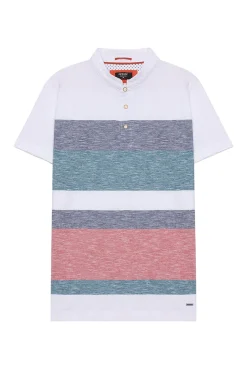 Inside Polo Rayas Cuello Mao Multicolor Discount