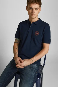 Jack & Jones Polo Slim Fit Navy Outlet
