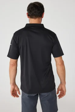 Izas Polo Tecnico De Manga Corta Negro Discount