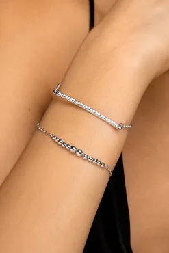 Singularu Pulsera 12 Pebbles Plata Gris Online
