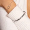 Singularu Pulsera Circles Twist Gris Outlet
