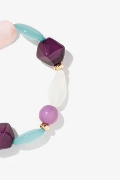 Vilanova Pulsera Con Detalles De Colores Amarillo Online
