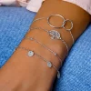 Singularu Pulsera Mini Moons Plata Gris Clearance