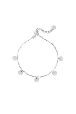 Singularu Pulsera Mini Moons Plata Gris Clearance