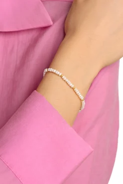 Singularu Pulsera Pearls Dots Oro Amarillo Sale