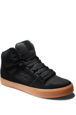 DC Shoes Pure Se - Zapatillas De Cana Alta Para Hombre Negro Outlet