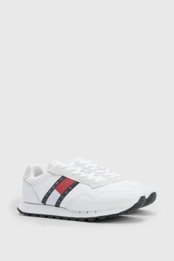Tommy Jeans Retro Runner Hombre Con Bandera Blanco Online
