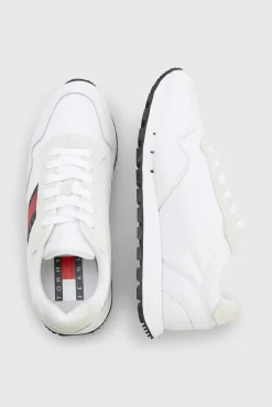 Tommy Jeans Retro Runner Hombre Con Bandera Blanco Online