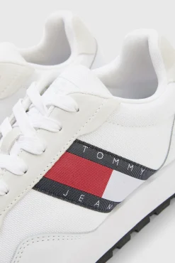 Tommy Jeans Retro Runner Hombre Con Bandera Blanco Online