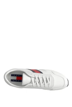 Tommy Jeans Retro Runner Hombre Con Bandera Blanco Online