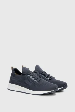 Tommy Jeans Runner Hombre De Poliester Gris Claro Hot