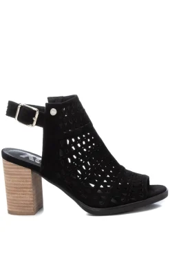 Xti Sandalia Abotinada De Mujer, Negro New