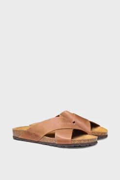 Toni Pons Sandalia Bio De Piel - Gol-Pe Marron Outlet