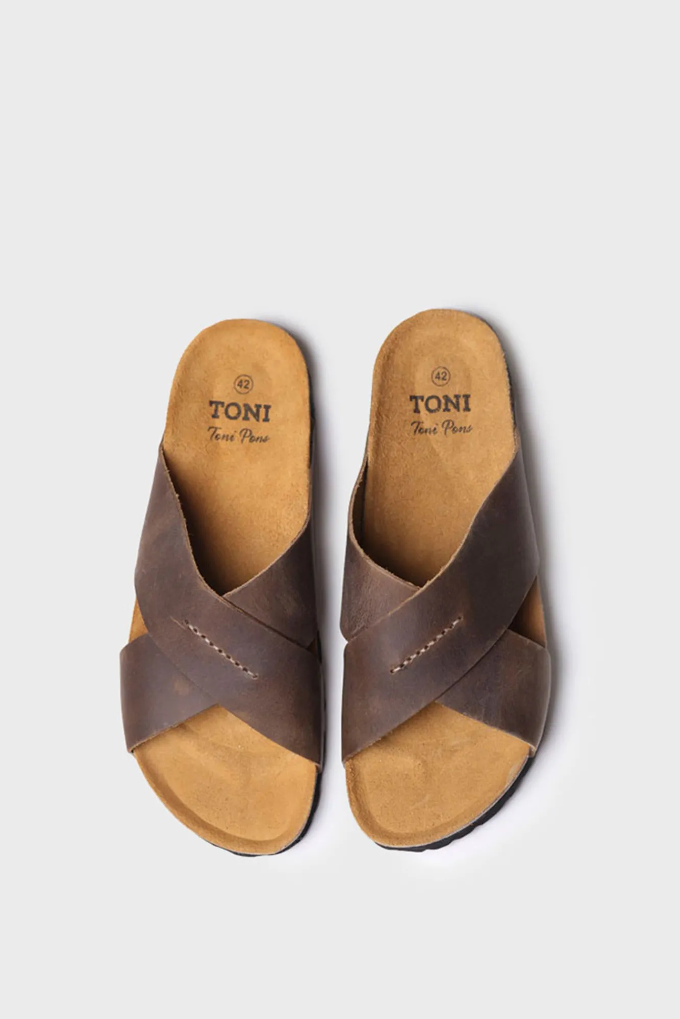 Toni Pons Sandalia Bio De Piel - Gol-Pe Kaki Discount