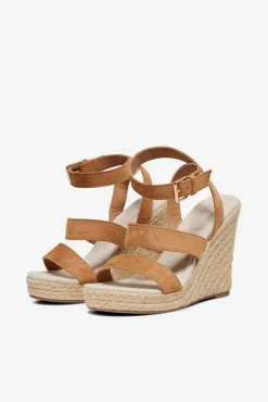 Only Sandalia De Cuna Tiras Atada Marron Medio Hot