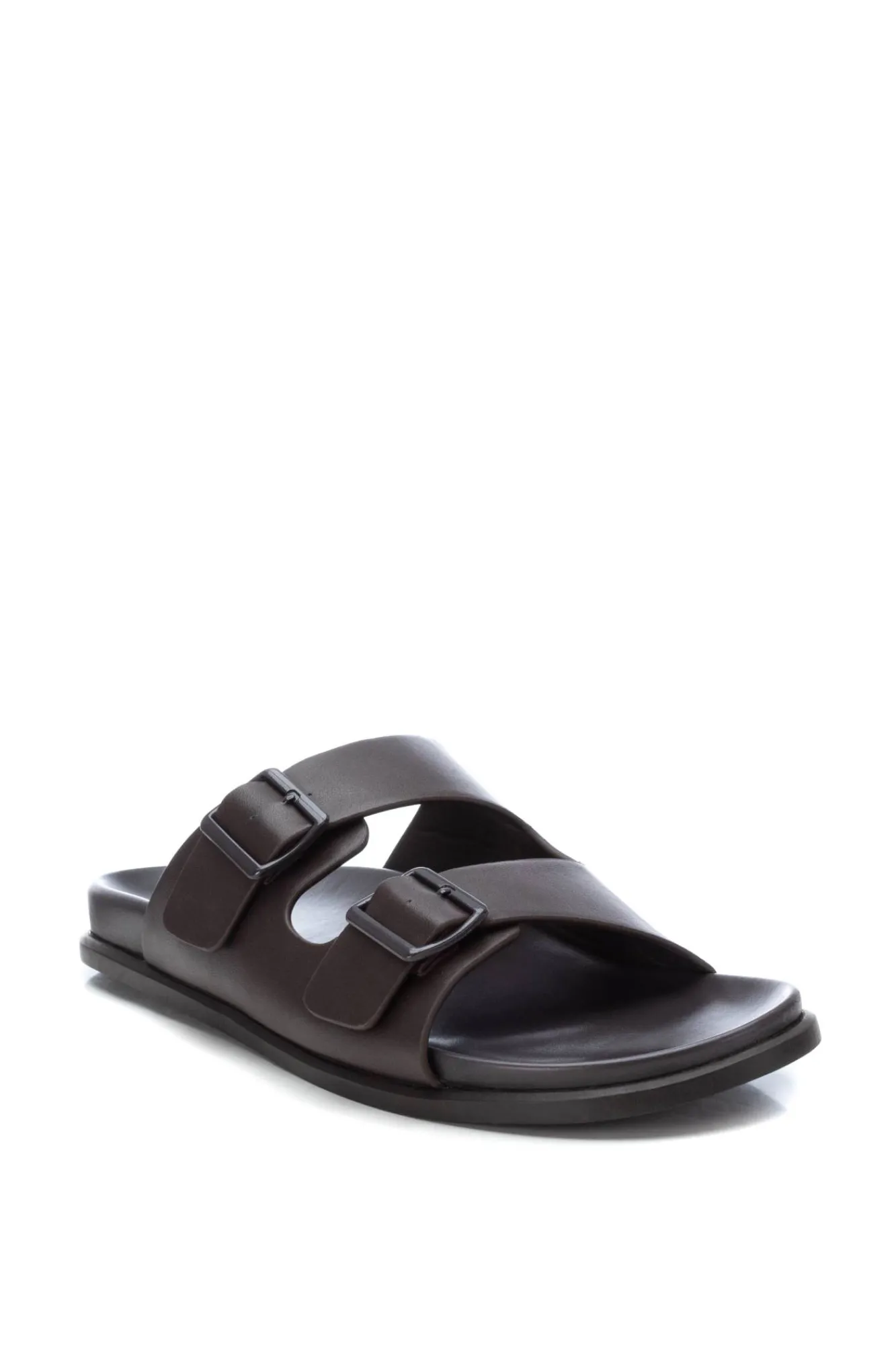 Xti Sandalia De Hombre, Marron Oscuro Online
