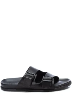 Xti Sandalia De Hombre, Negro Discount